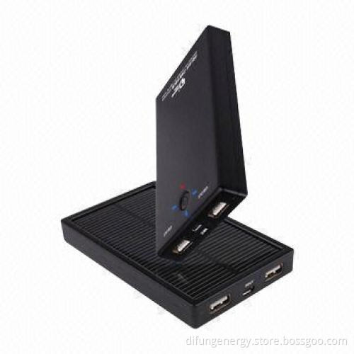 Portable solar charger, 5V 2.1A with LED power display